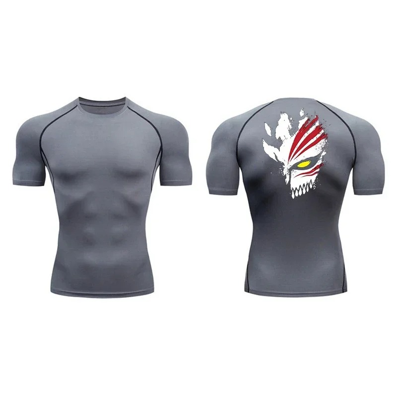 Base Layer Top - 남성용 속건성 반팔 스포티 베이스레이어 캐주얼