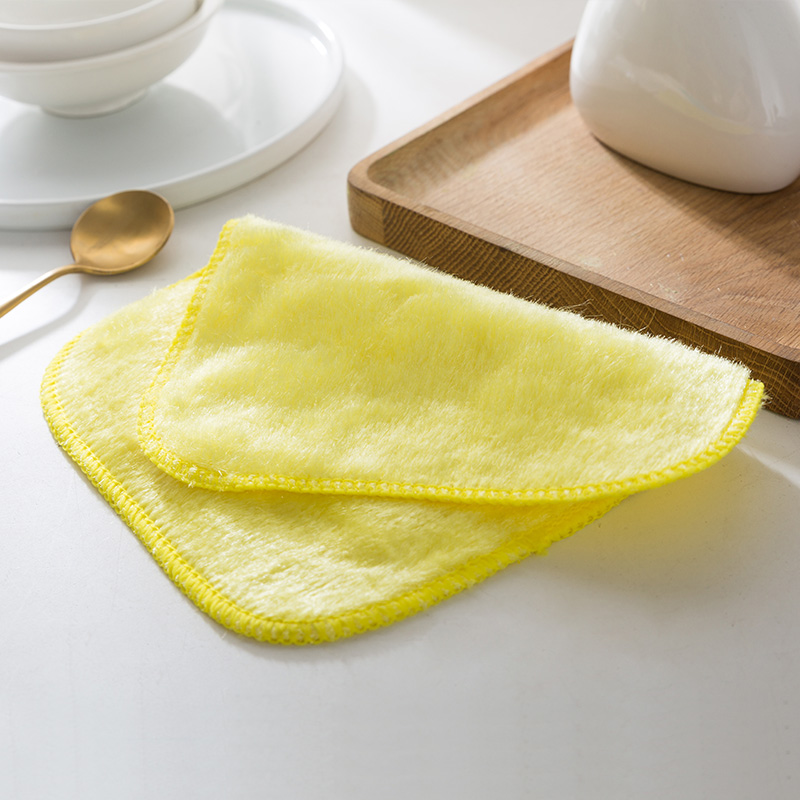 2팩 초극세 섬유 행주, 기름기가 없는 이중층 행주,  - Bamboo Fiber Trunk 리뷰 및 가격