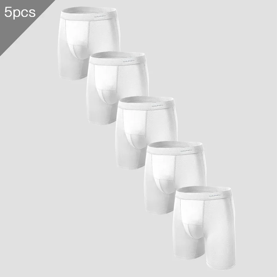 5PCS 남성용 다리 마모 방지 스포츠 롱 레그 언더웨 - Boxer Shorts Modal 리뷰 및 가격